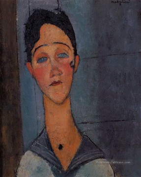 louise 1917 Amedeo Modigliani Peinture à l'huile